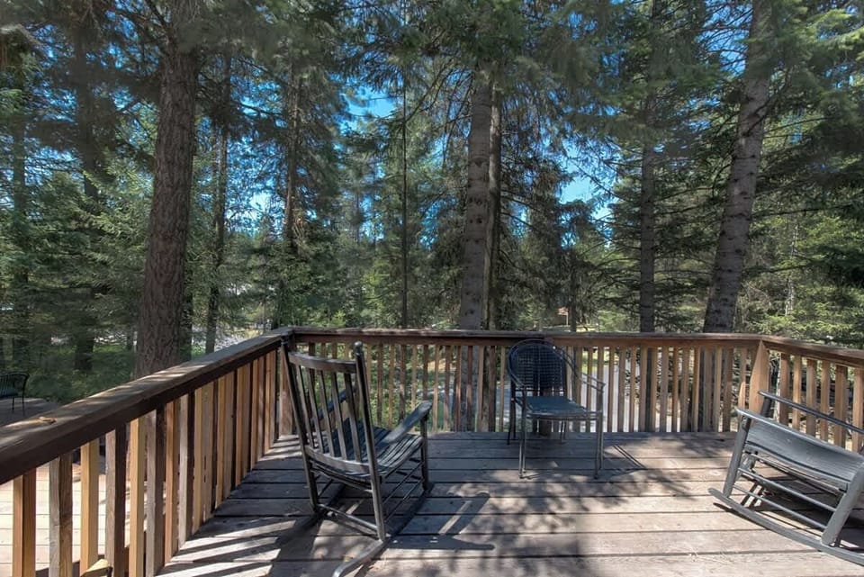 The upper deck, off the dining room.