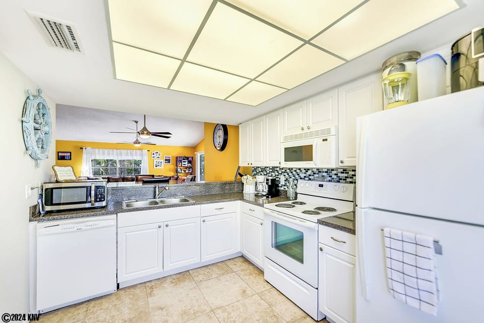Fully Equipped Kitchen features all appliances including a dishwasher