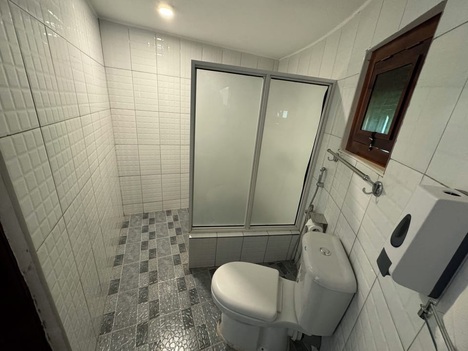 Premium Double Room | Bathroom | Shower, slippers, towels, soap