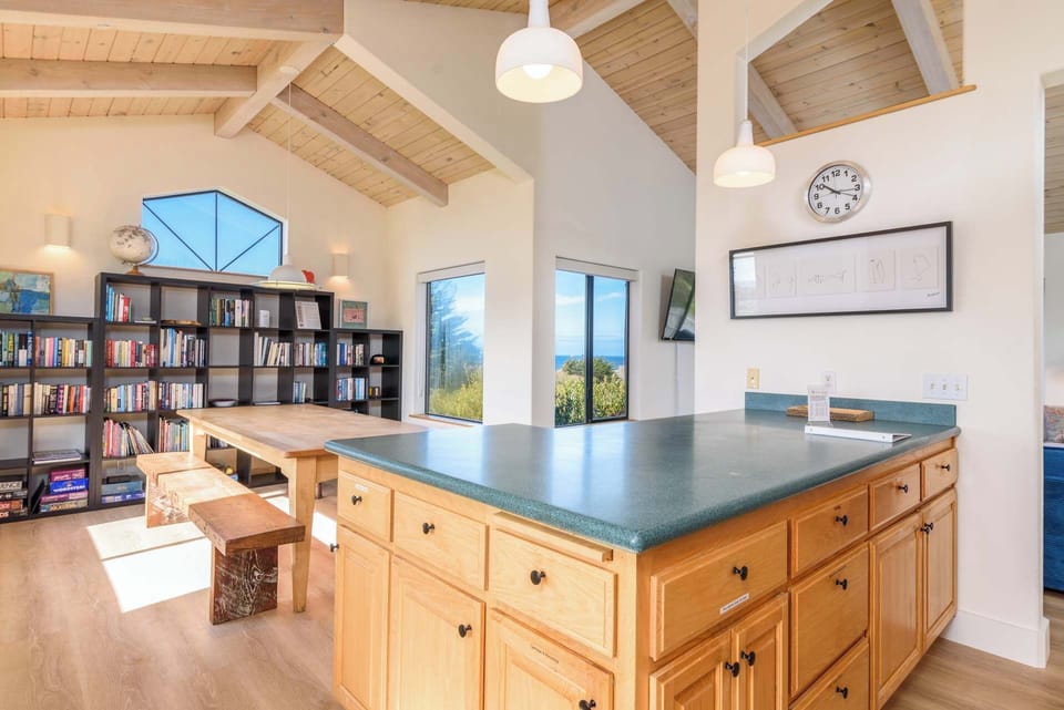 Dining and kitchen space