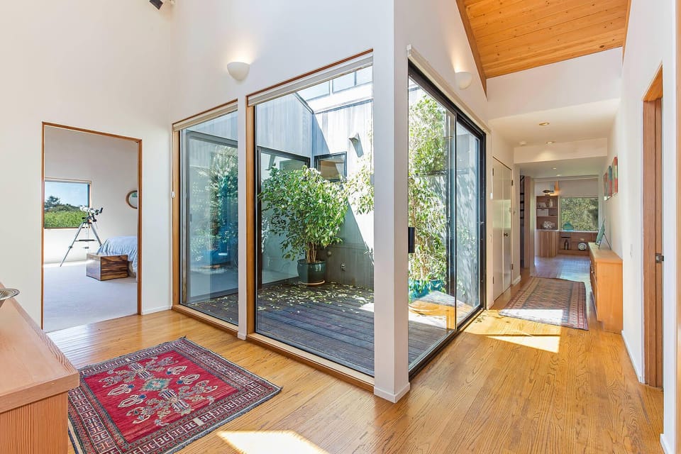 Hallway and patio