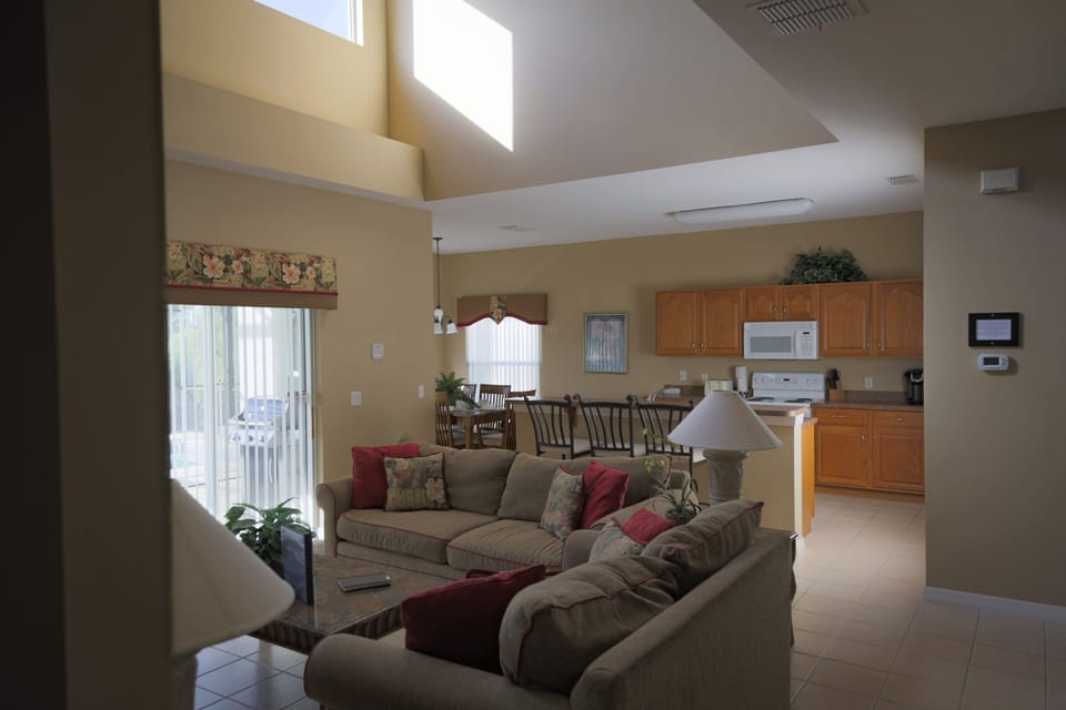 Villa, Multiple Beds, Pool Access, Pool View (5 Bedroom Highgate Park Villa) | Living area | 42-inch flat-screen TV with digital channels