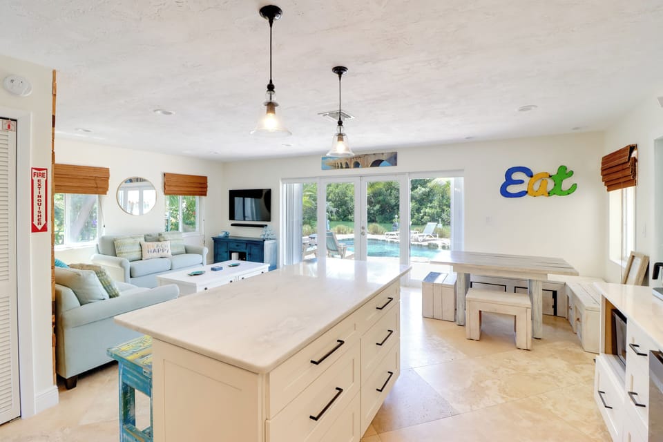 Living Room | 2-Story Home | Free WiFi | Central A/C & Heating