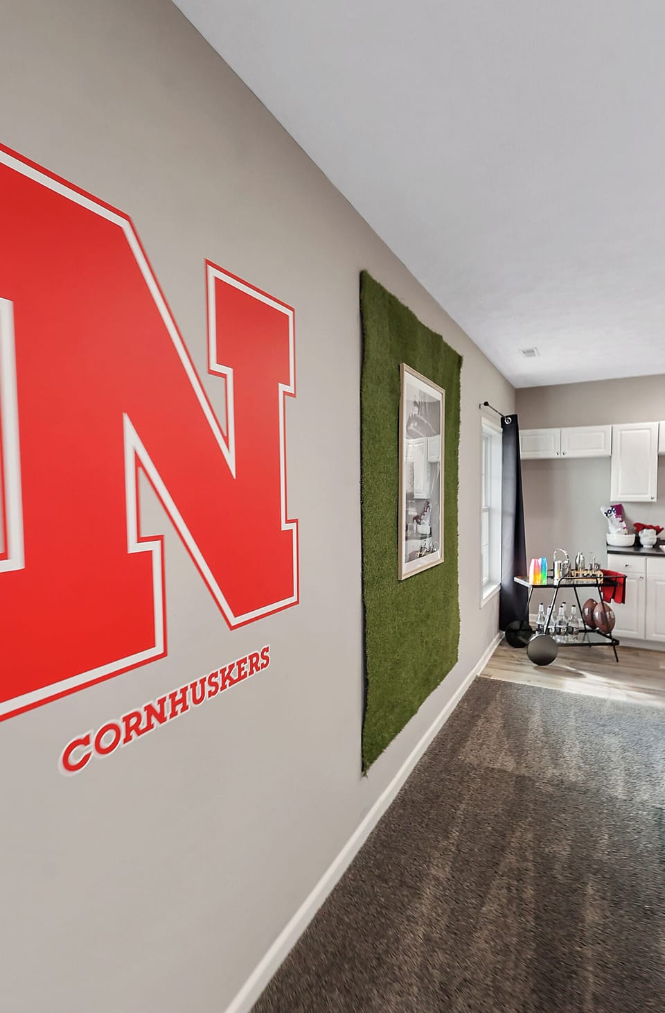 Football theme game room