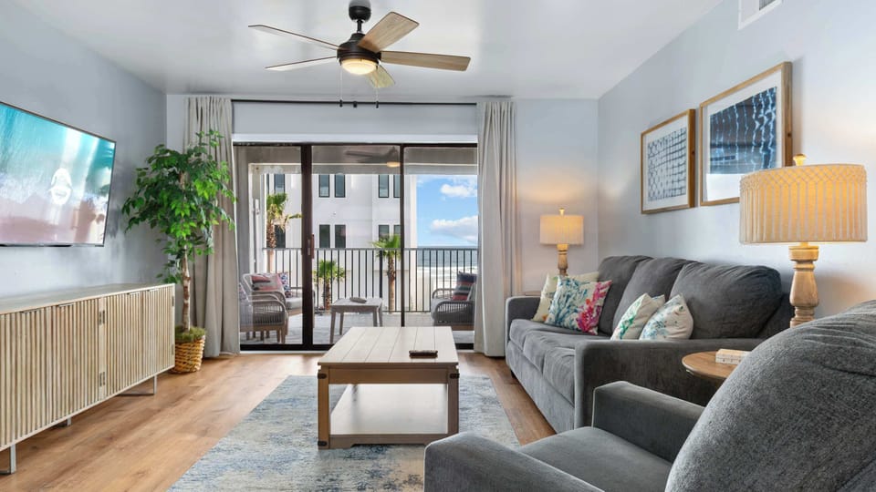 Condo, Multiple Beds, Balcony, Ocean View (Coastal Retreat at Seascape) | Living area | 42-inch flat-screen TV with digital channels