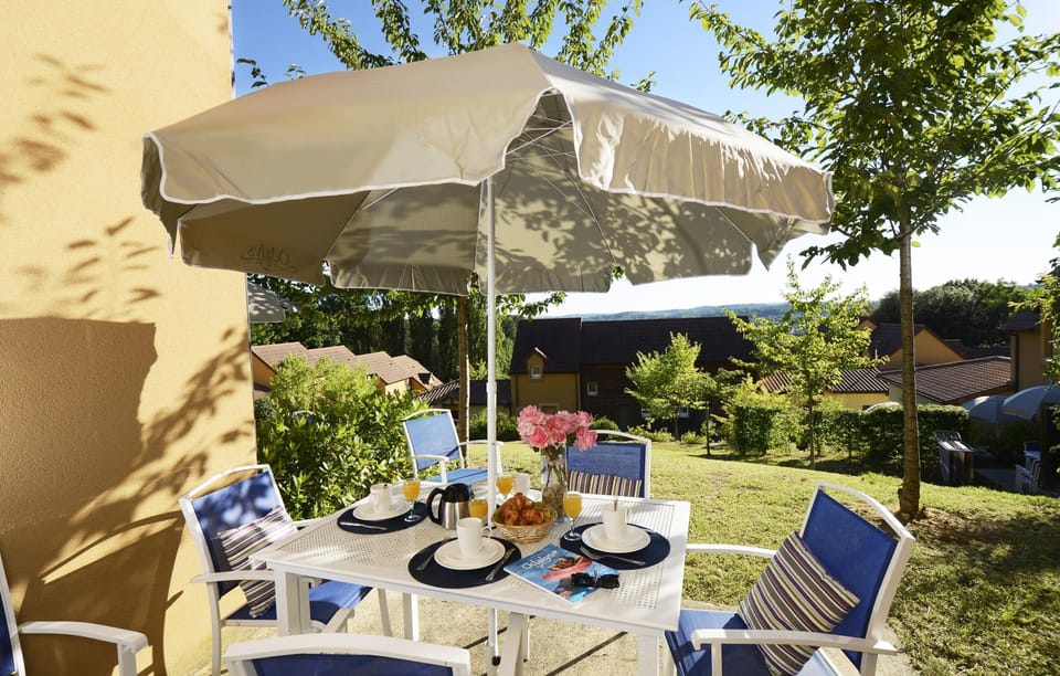 Open the door and step out onto your private balcony!