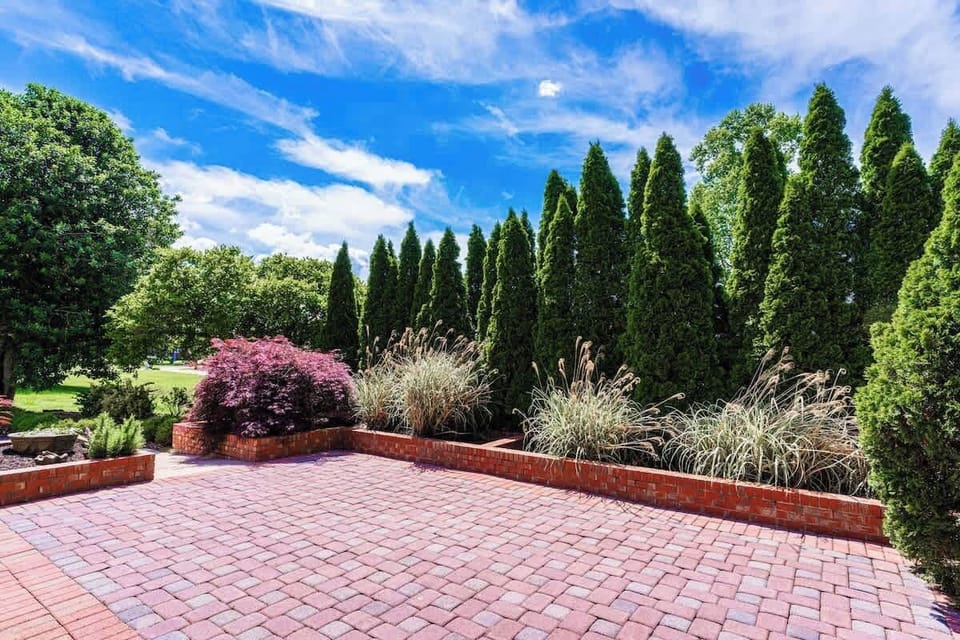Or enjoy the peaceful surroundings around the property...