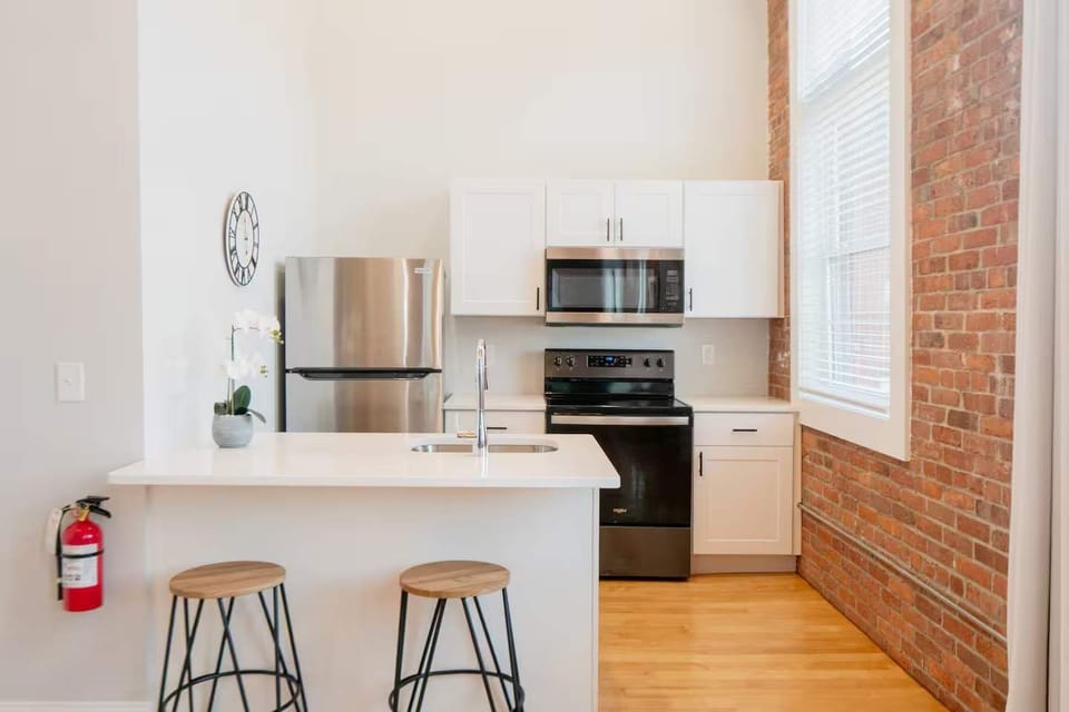 Open concept kitchen