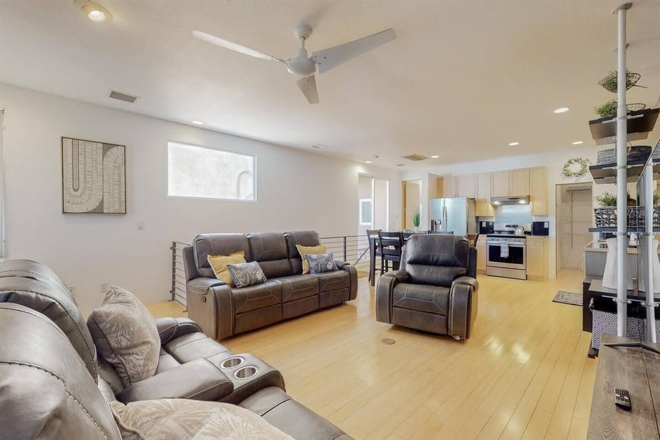 Great space, and reclining seats in this living room