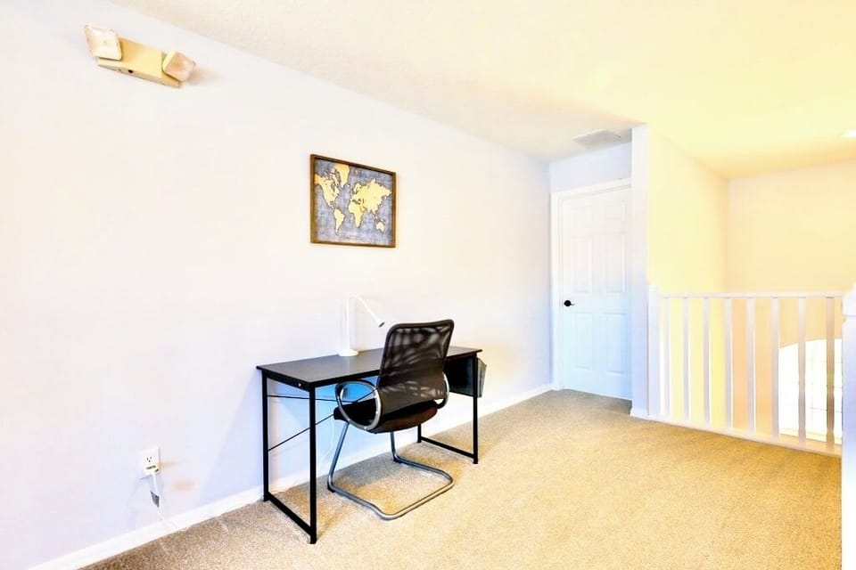 A space on the landing should you need to work/study