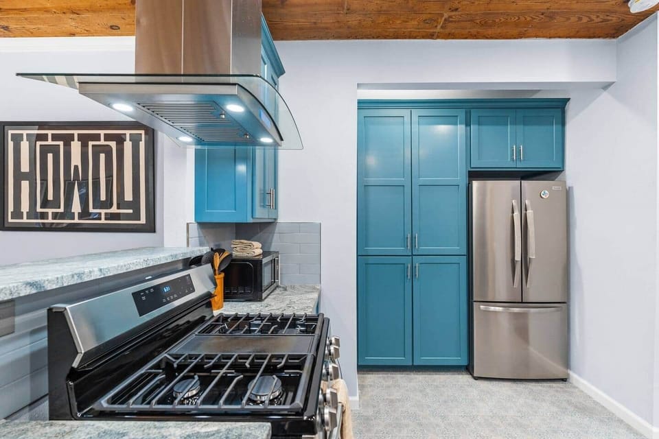 Gas range stove.