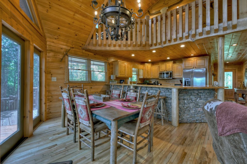 Open Kitchen and Dining Area