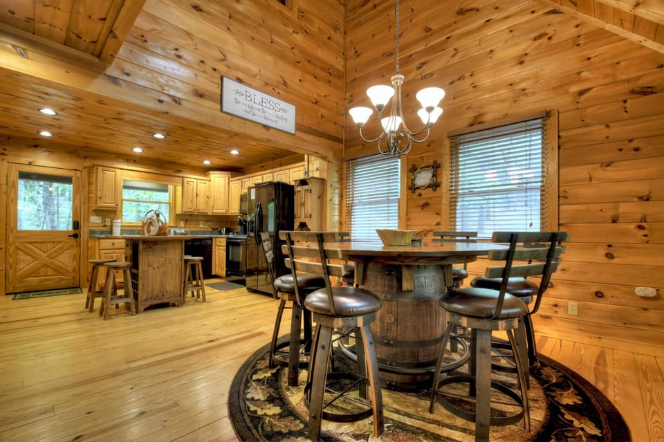 Open Concept Living with Custom Dining Area