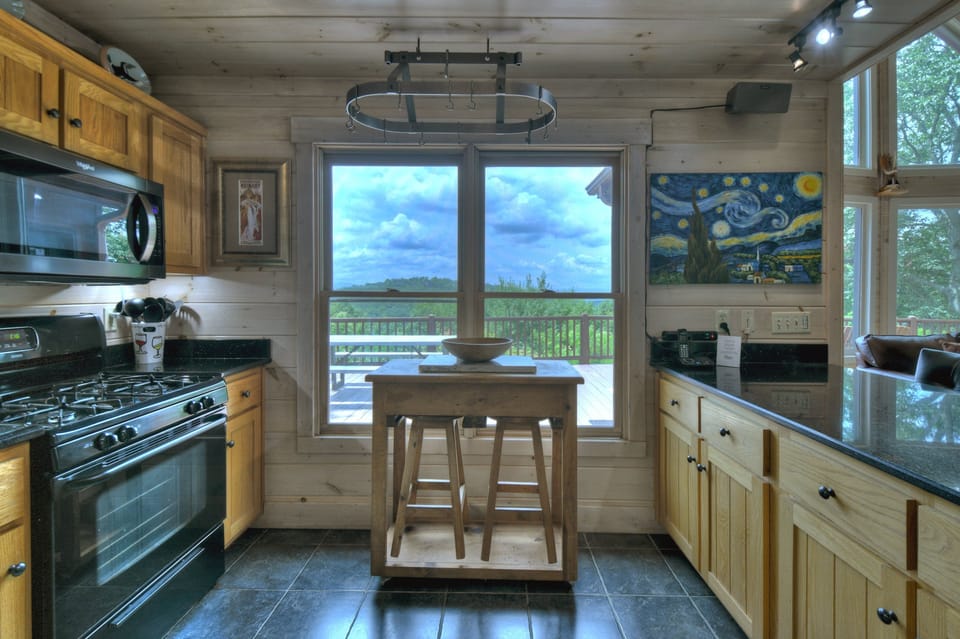 Fully Stocked Kitchen Area