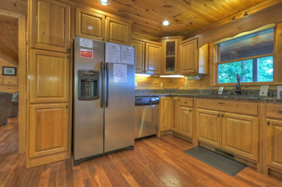 Large fully stocked kitchen