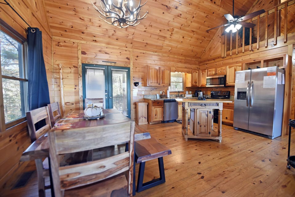 Open Concept Dining Area and Kitchen