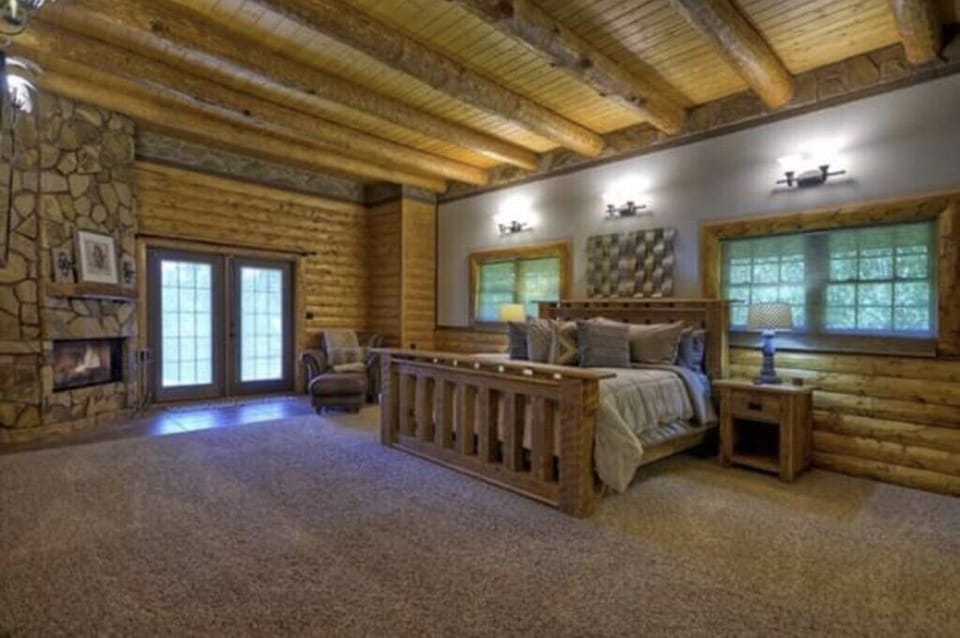 Beautiful spacious King Bedroom with access to the porch