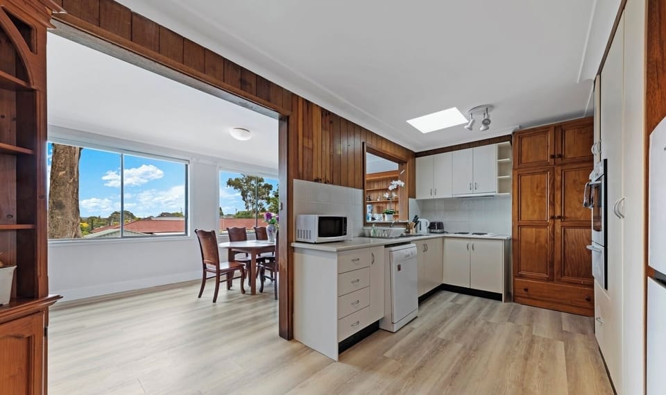 Open-plan living area with natural light