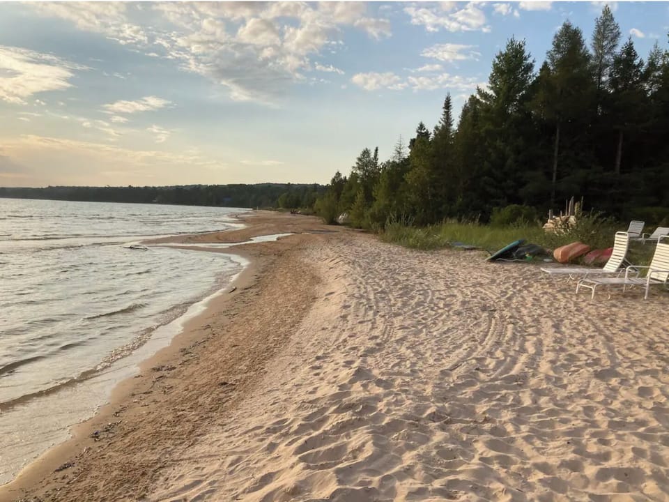 Our private beach path
