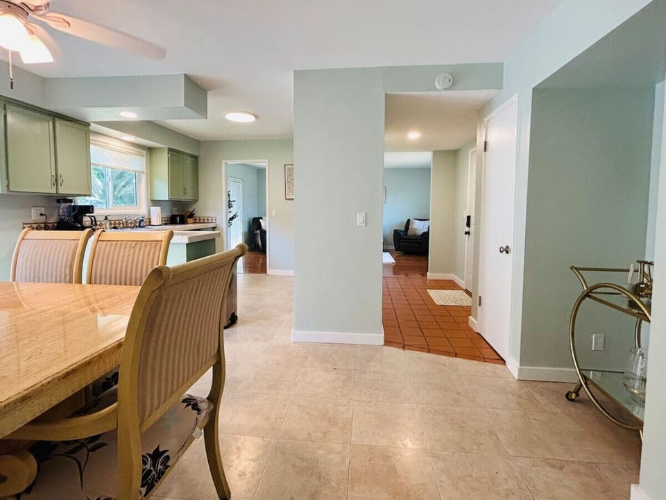 View from dining area