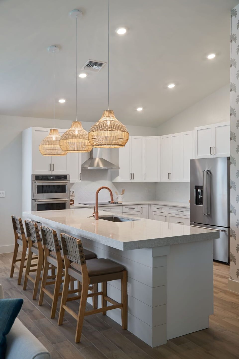 Gorgeous kitchen with island and breakfast bar seating