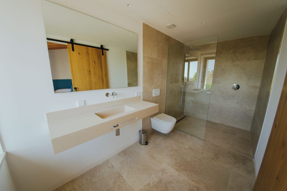 Suite, Mountain View | Bathroom | Hair dryer, towels, soap, shampoo