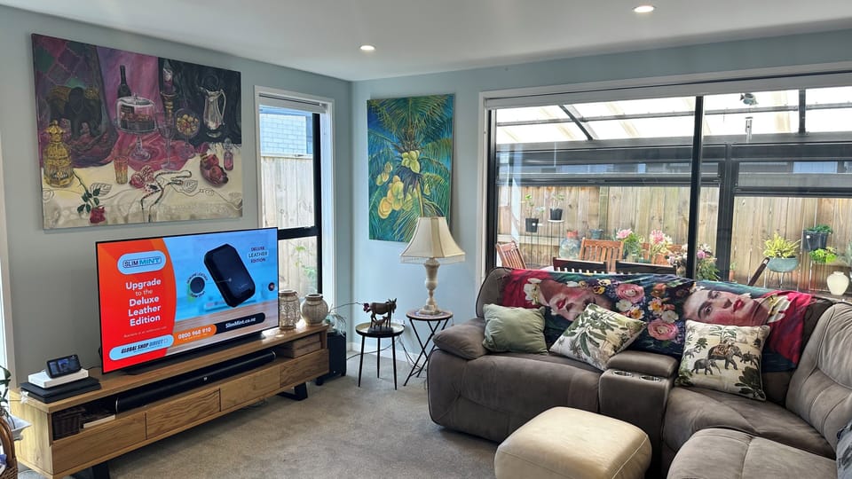Lounge with more artwork and comfort that will blow your mind