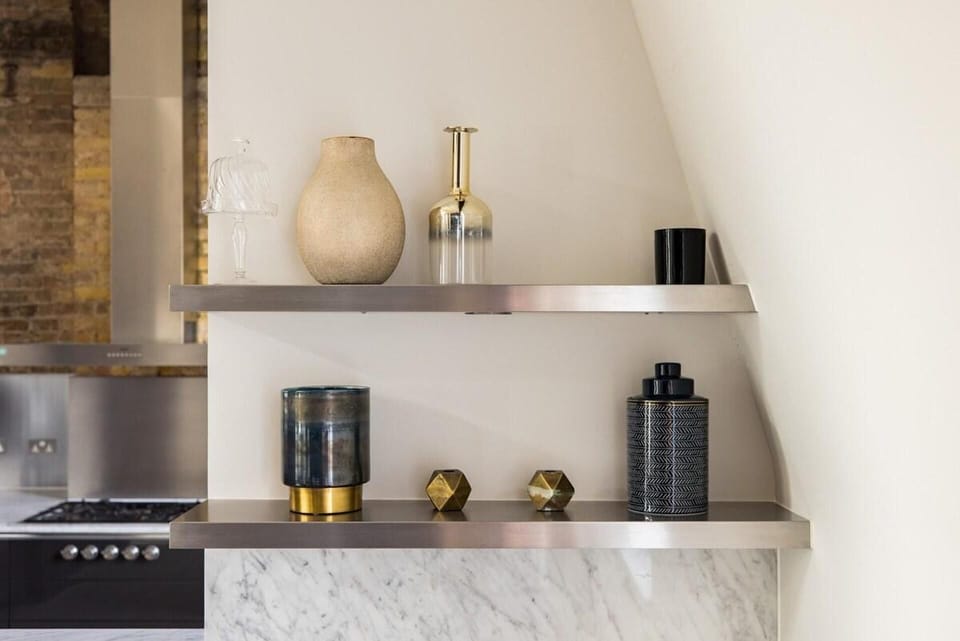 Apartment | Private kitchen | Fridge, microwave, oven, stovetop