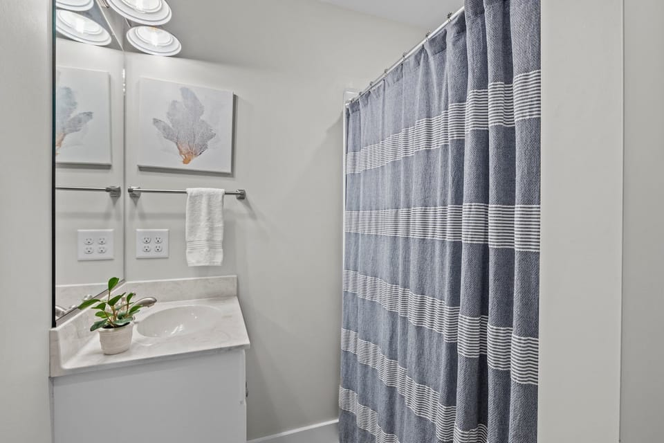 Primary bath with shower