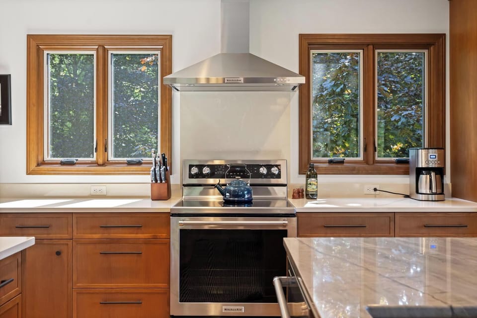 Electric Range with Hood