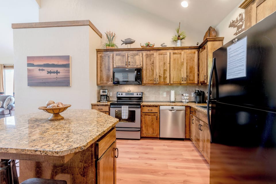 Fully equipped kitchen