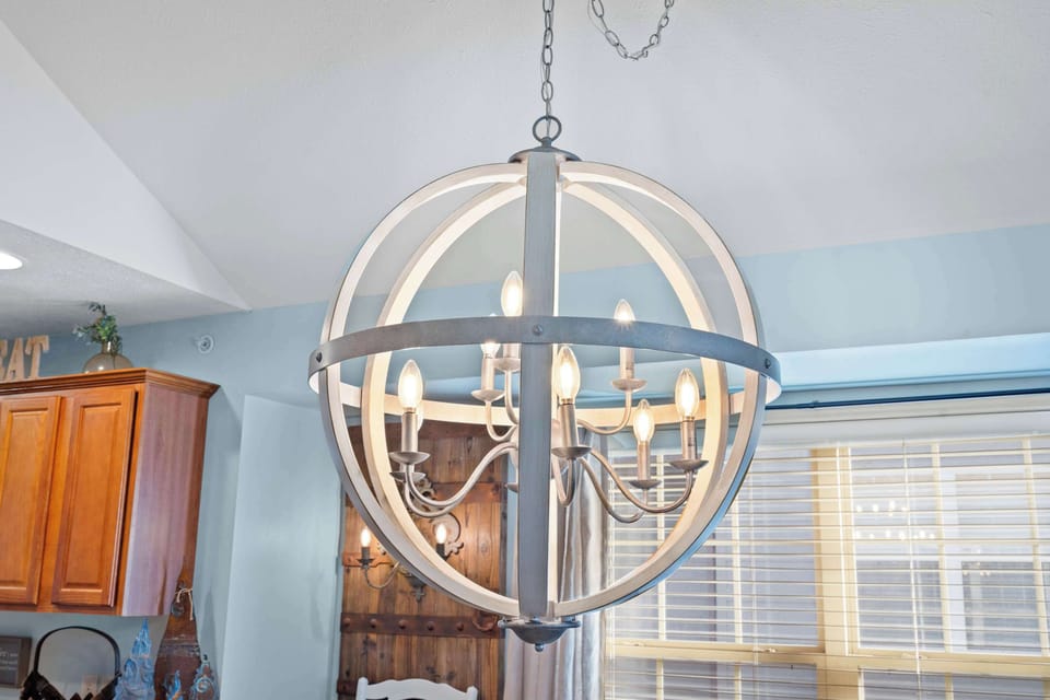 Gather for elegant meals together at the dining table, with seating for 4