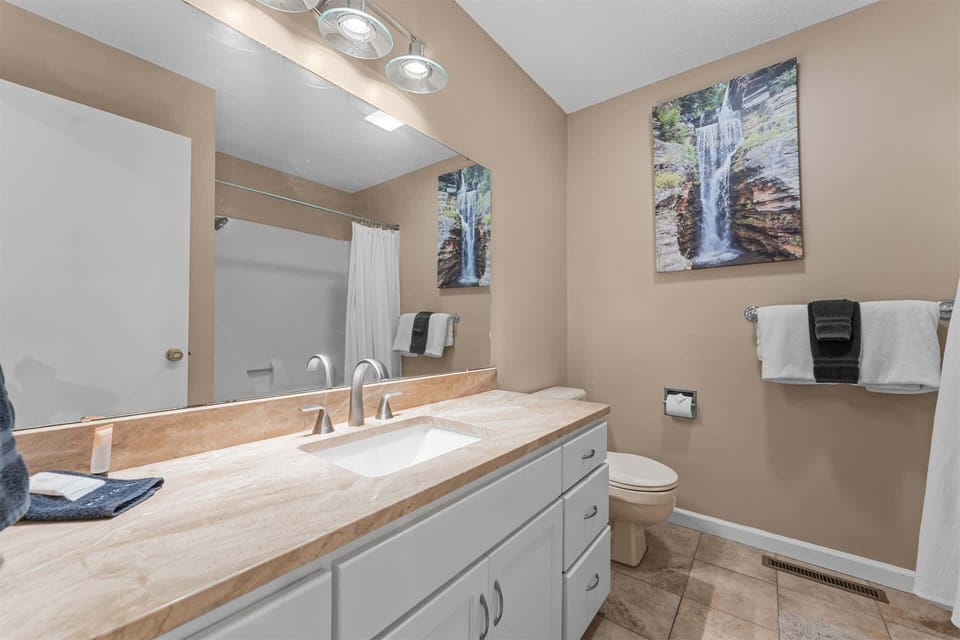 Bathroom #2 with walk-in shower