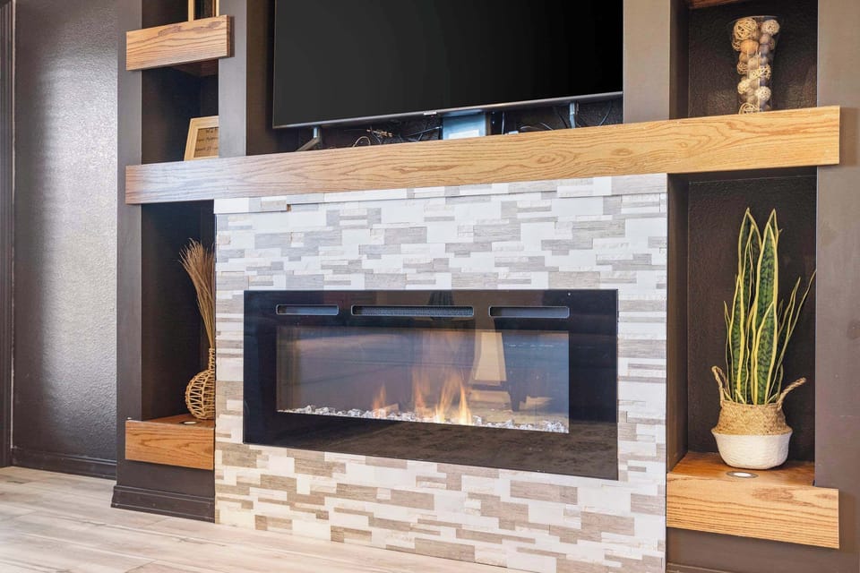 Modern electric fireplace