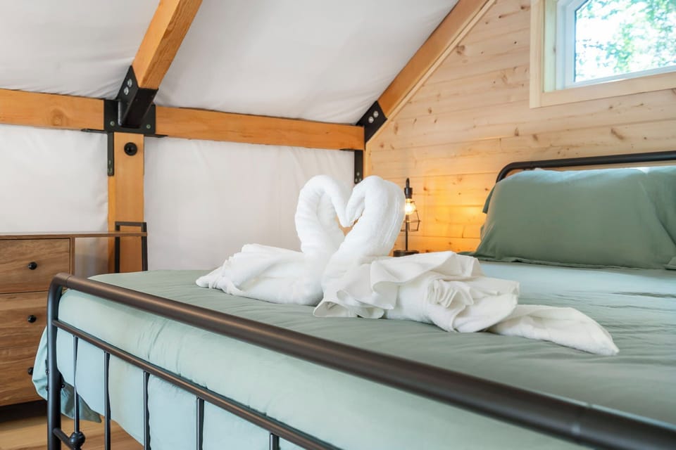 Bedroom with king bed