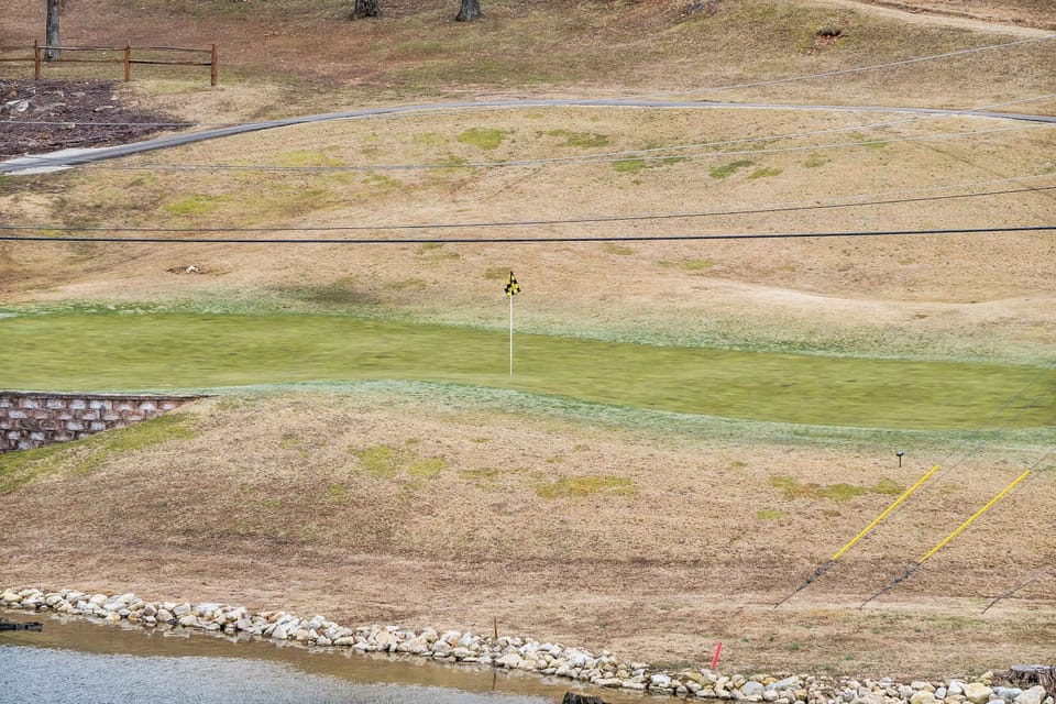 Tranquil golf course views are the ideal backdrop for an afternoon on the deck