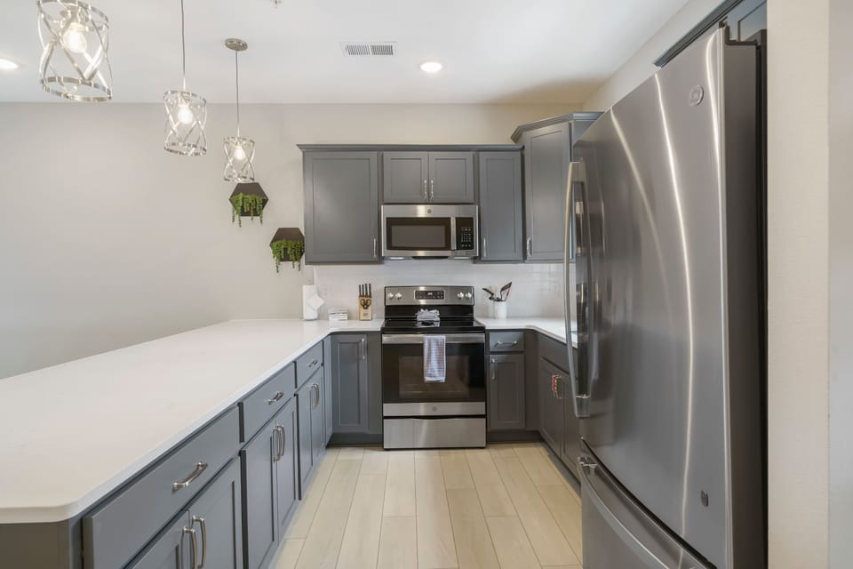 Fully equipped kitchen