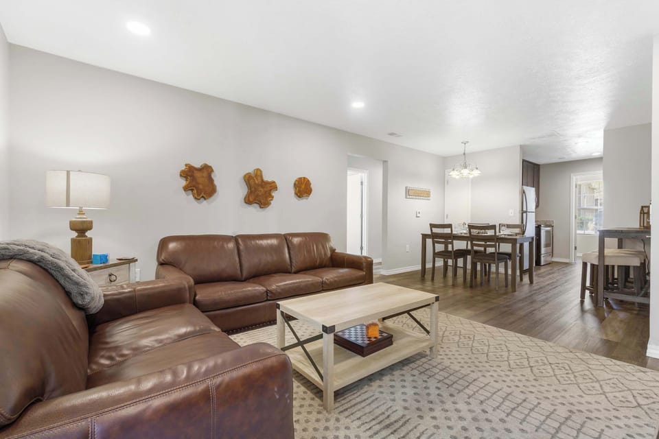 Open living space with Smart TV (Unit #4)