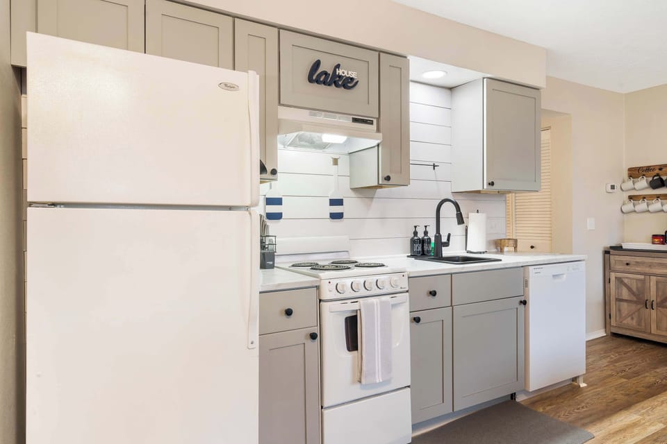 Prepare delightful meals in the charming kitchen