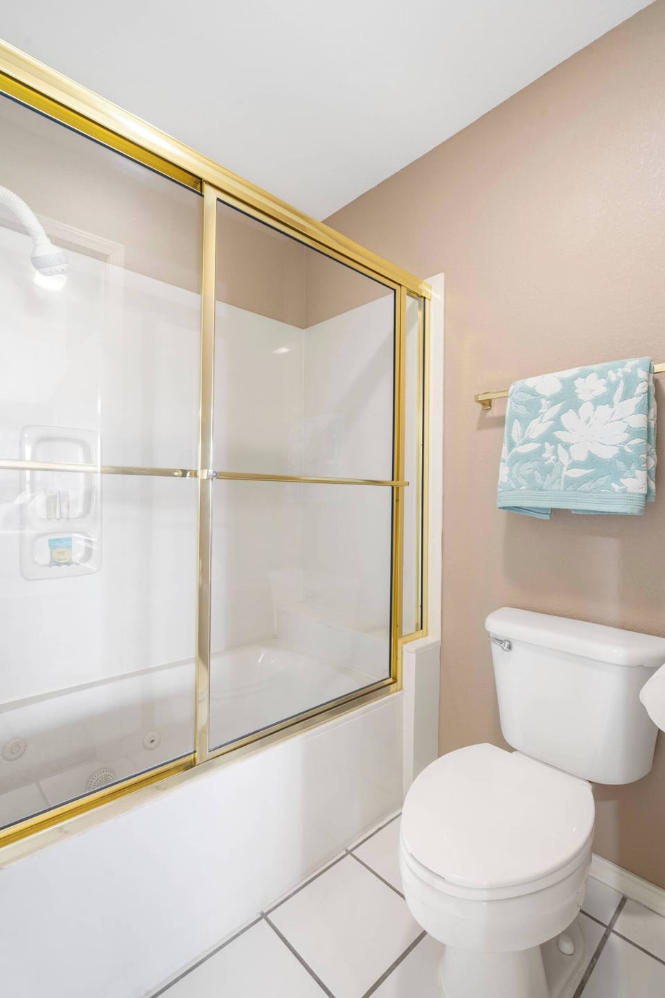 Bathroom 3 with shower/tub combo en-suite to bedroom 3