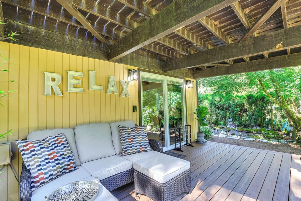 Home Exterior | Private Porch w/ Grill