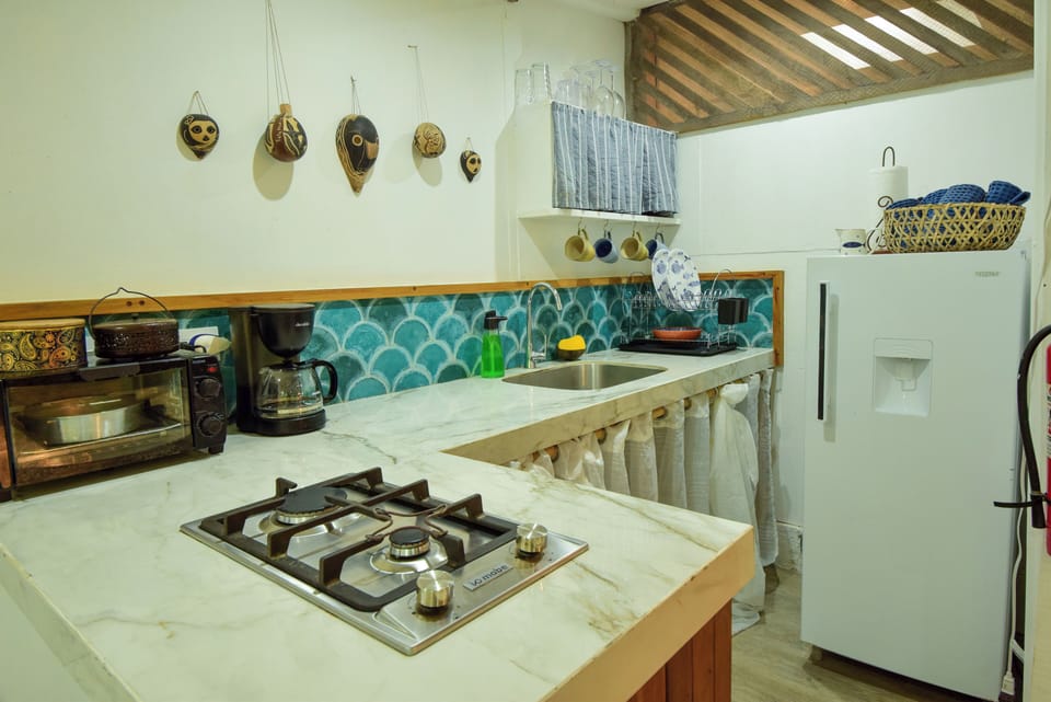 Comfort Chalet, Garden View | Private kitchen | Toaster