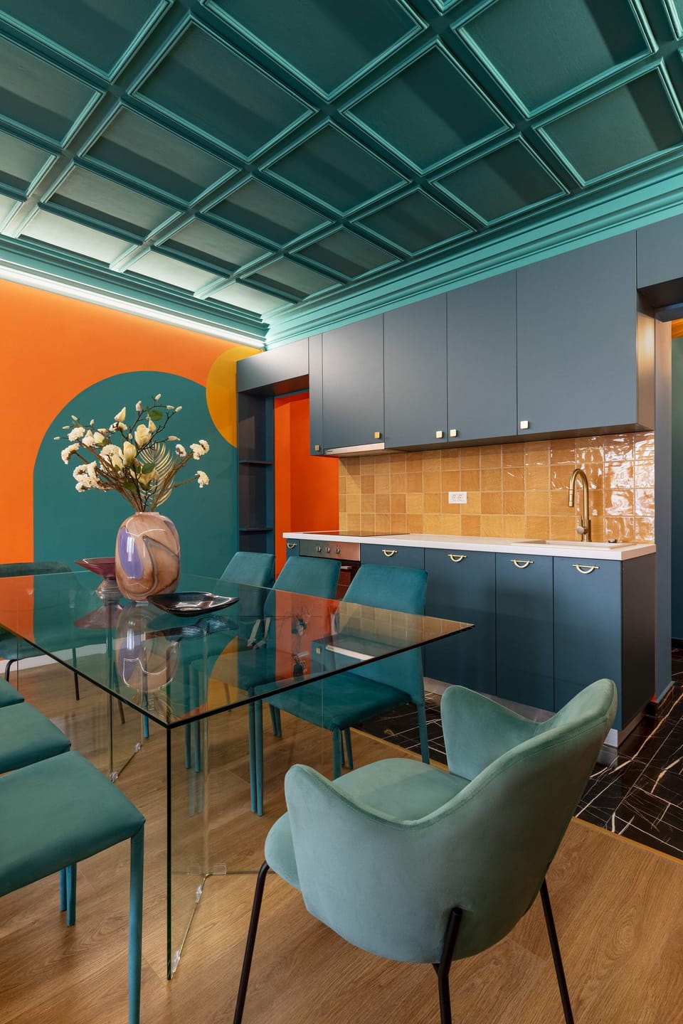Deluxe Apartment, Balcony, City View | Living area | 42-inch Smart TV with cable channels, Netflix, streaming services
