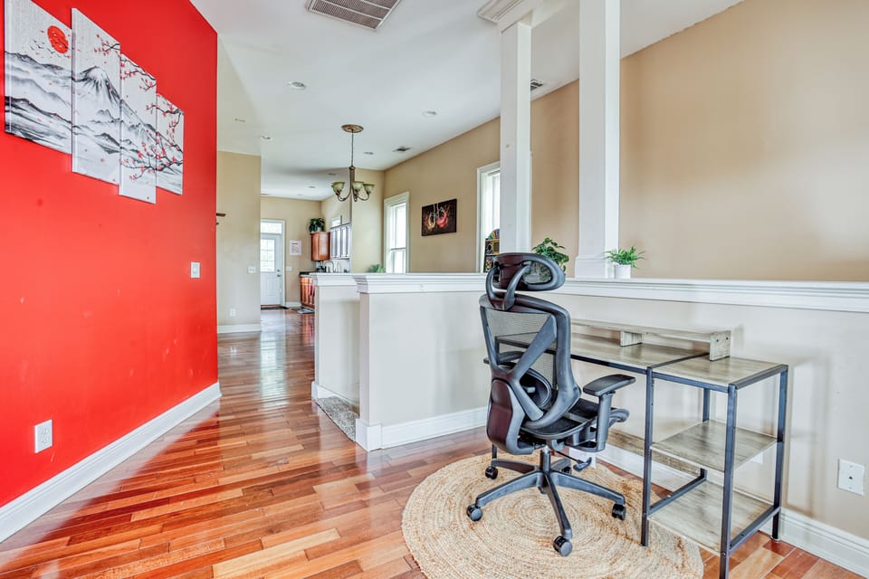 Stay productive on vacation with a dedicated workspace and reliable Wi-Fi