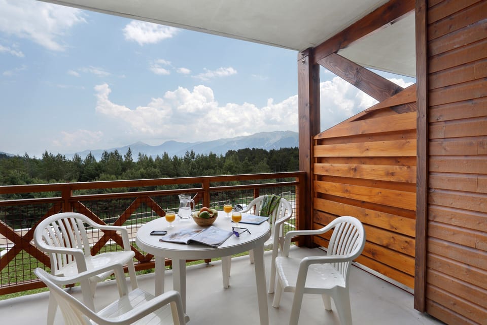 Breathe the fresh mountain air on your terrace or balcony (Note: Views vary).