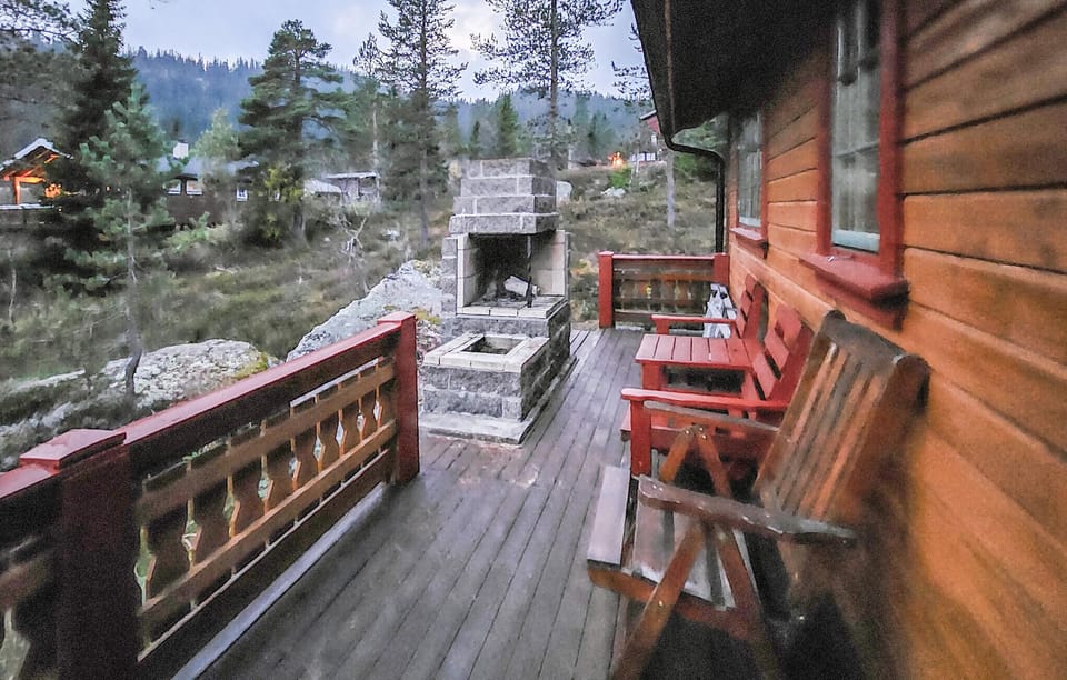 outside