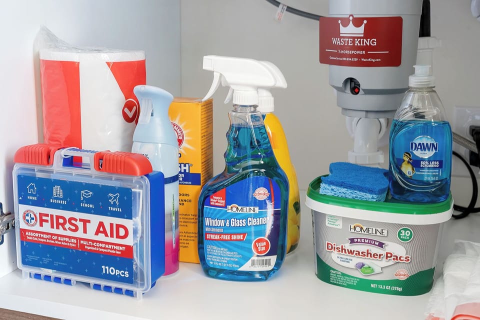 Cleaning supplies