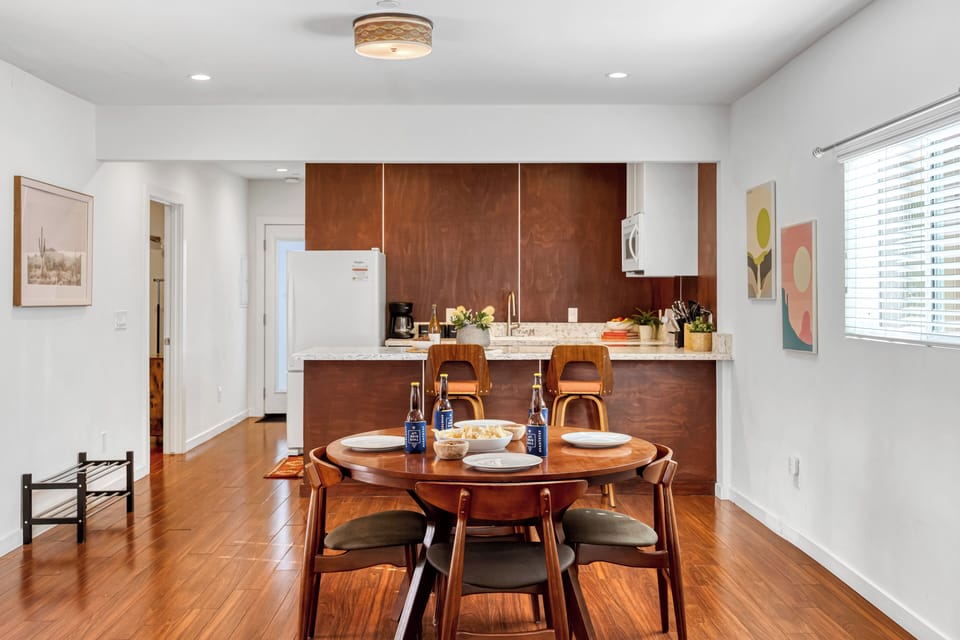 Fully equipped kitchen stocked with all the essentials.