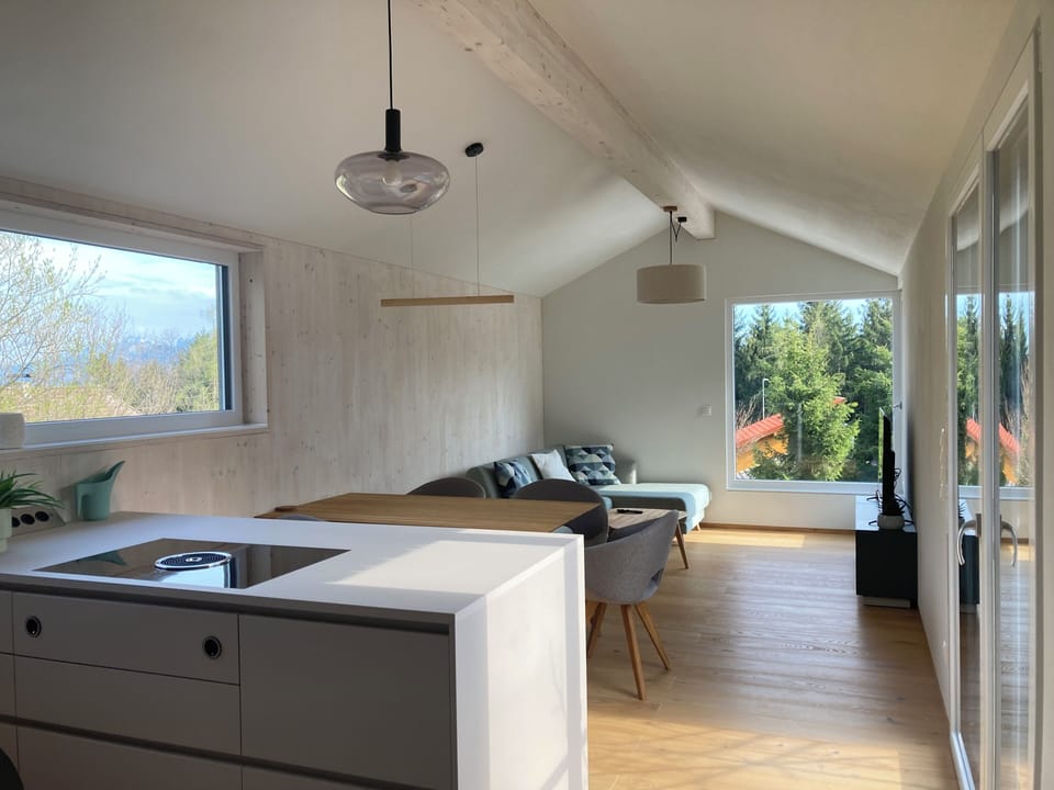 Kitchen, Dining table & living room 2