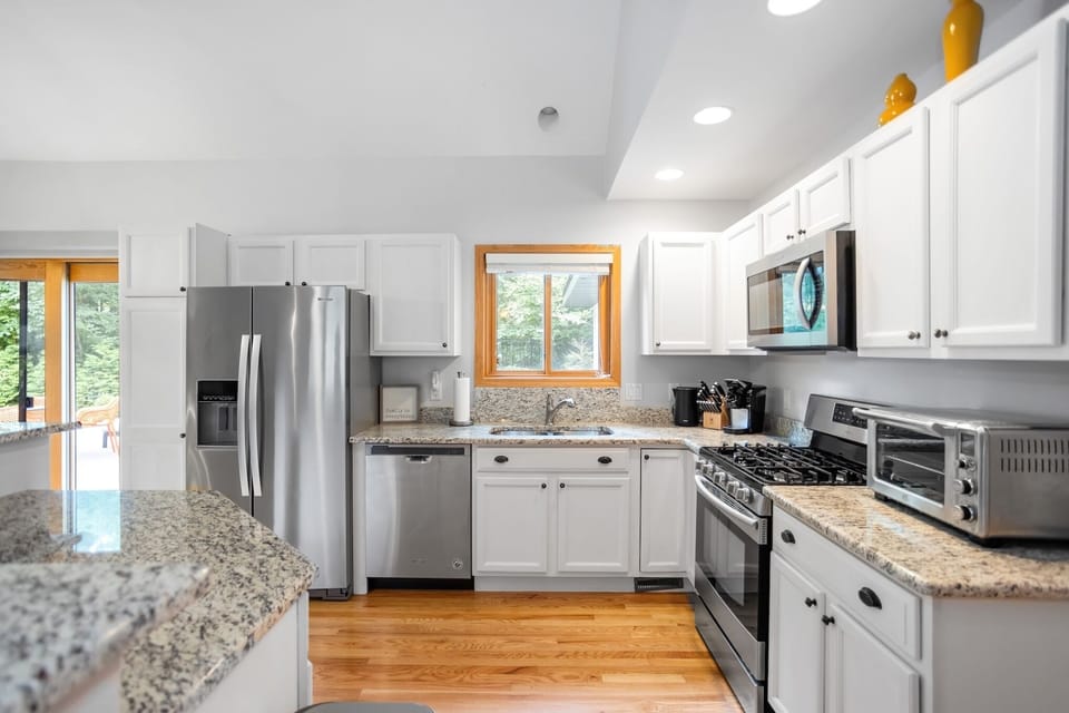 Gather, cook, and connect in this bright and functional kitchen.
